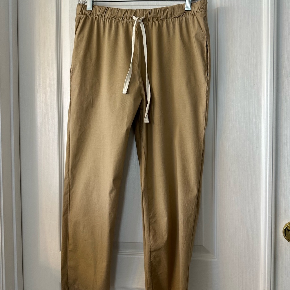 Michelle by Comune cropped pants tan Large  EUC